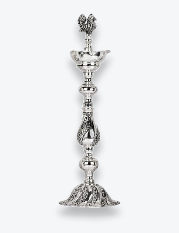 Pure Silver Sntique Singhasan