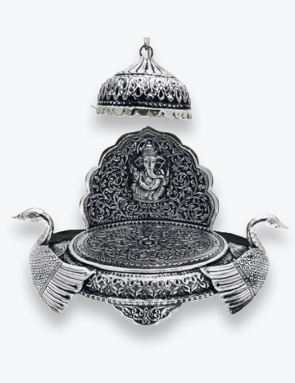 Silver Kamdhenu Cow